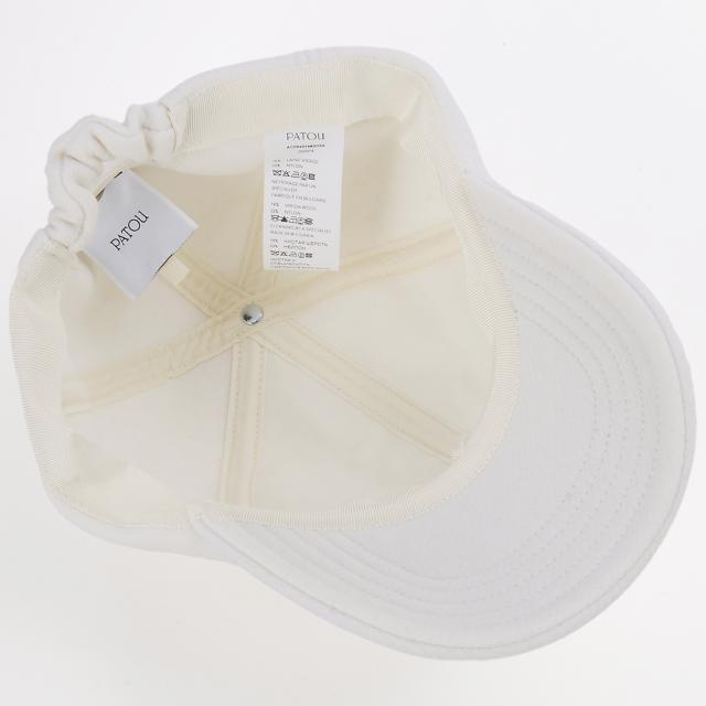 PATOU パトゥ キャップ レディース メンズ ホワイト AC0560148009A
