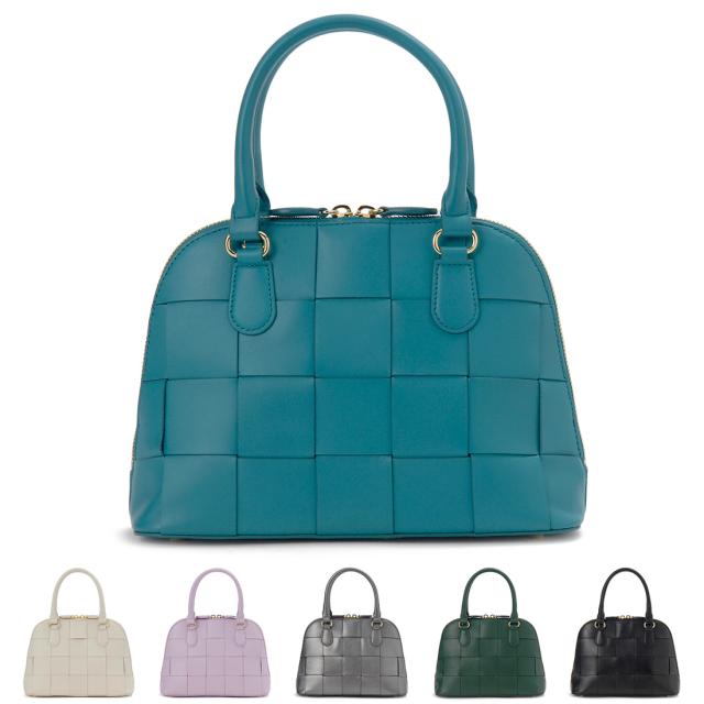 Pua Moena ピュアモエナ イタリアンシープスキン オーバル2WAYバッグ PUMPM4782