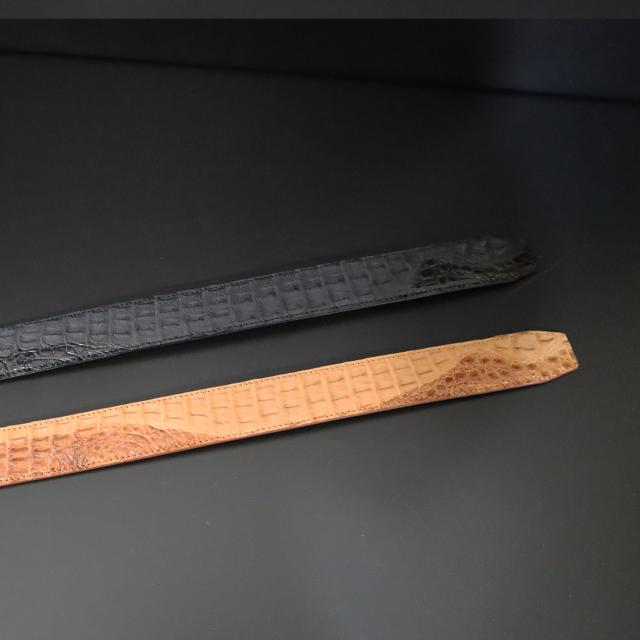 カイマン ベルト メンズ ワニ革 ノンスリップ RODANIA ロダニア カイマン ベルト メンズ ワニ革 本革 オートロック式