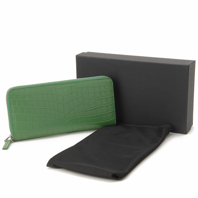クロコダイル 長財布 ワニ革 本革 マット仕上げ 公式 RODANIA