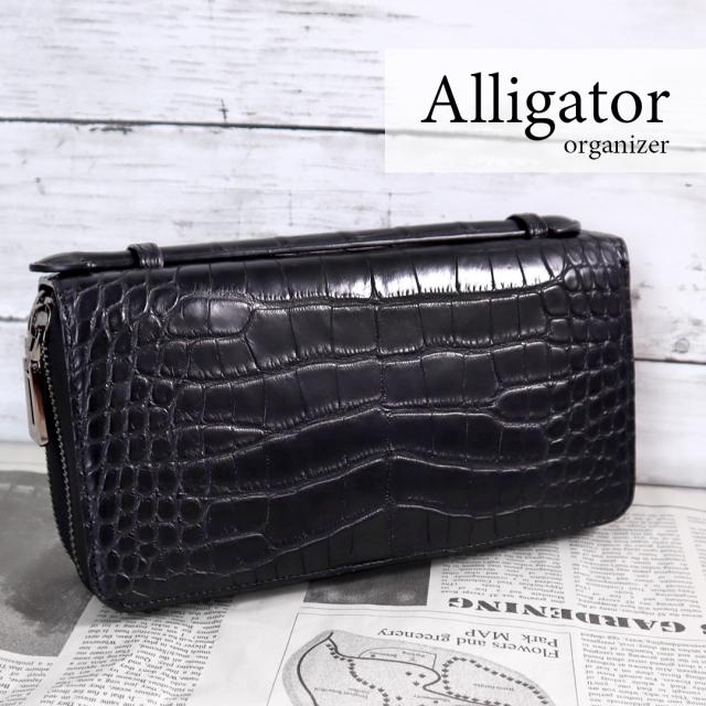 アリゲーター オーガナイザ− ワニ革 本革 RODANIA ロダニア 開運 金運