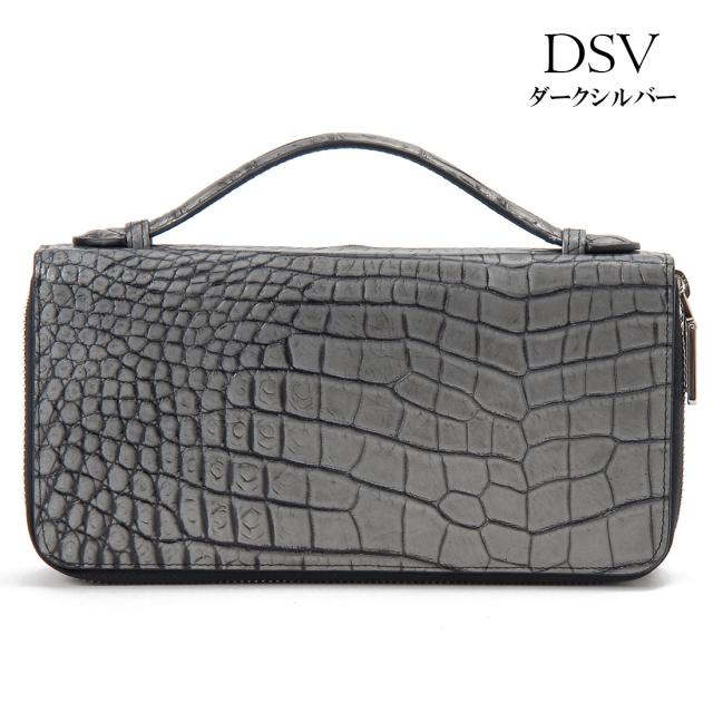 RODANIA ロダニア メタルカラー クロコダイル ワニ革 長財布 オーガナイザー クラッチバッグ 高級皮革 高級素材メンズ特選_2