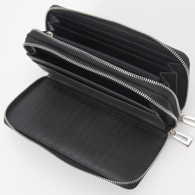 RODANIA ロダニア メタルカラー クロコダイル ワニ革 長財布 オーガナイザー クラッチバッグ 高級皮革 高級素材メンズ特選_13