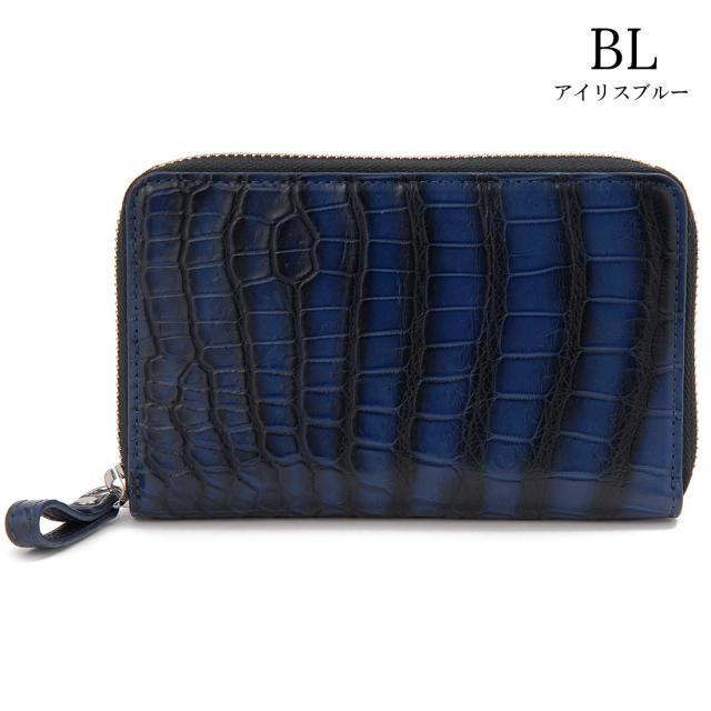 RODANIA ロダニア グラデーション クロコダイル 二つ折り財布 高級皮革