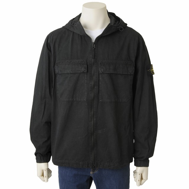 STONE ISLAND ストーンアイランド ジップアップジャケット メンズ ブラック 8015106WN V0129