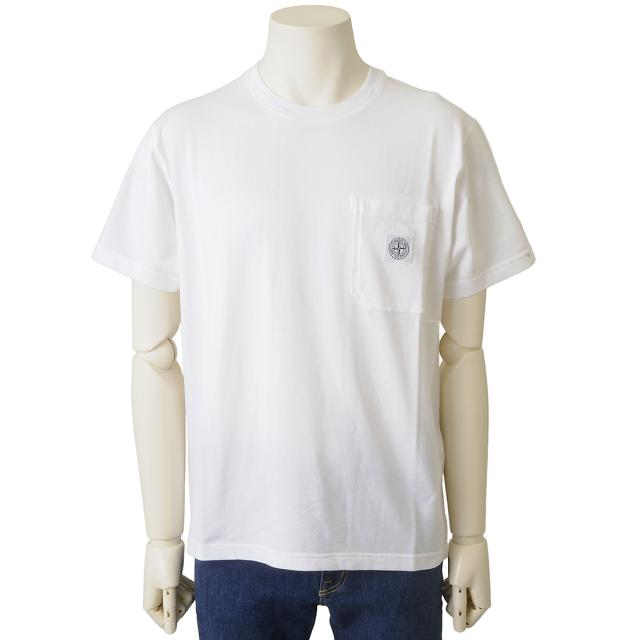 STONE ISLAND ストーンアイランド Tシャツ メンズ ホワイト 801521957 A0001 T-SHIRT