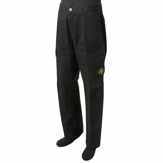 STONE ISLAND ストーンアイランド カーゴパンツ メンズ ブラック 811533908 V0029 レギュラー テーパード