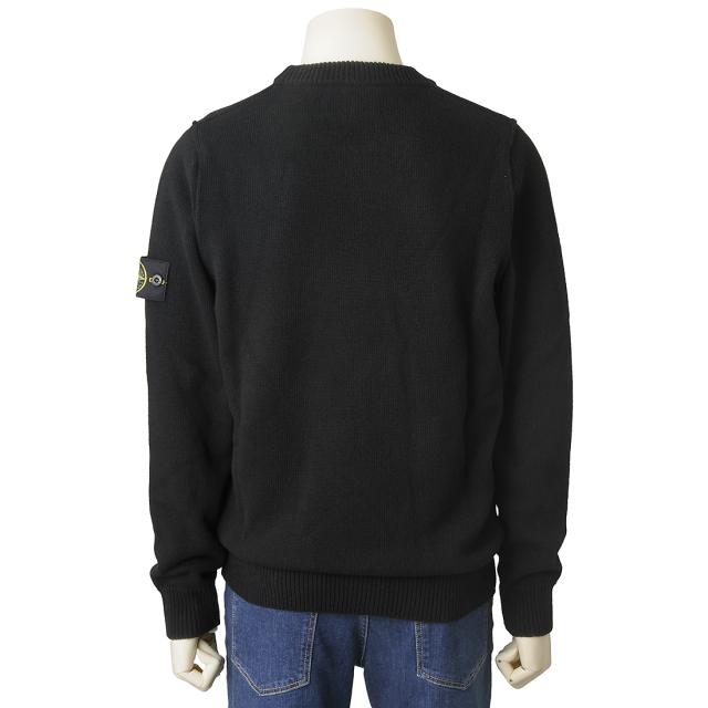 STONE  ストーンアイランド セーター メンズ ブラック 8115508A3 A0029 MAGLIA STONE ISLAND ストーンアイランド セーター メンズ ブラック 8115508A3