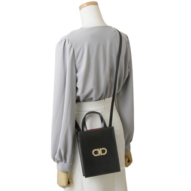 Ferragamo フェラガモ ショルダーバッグ レディース 21 8358 771687 ダブル ガンチーニ_4