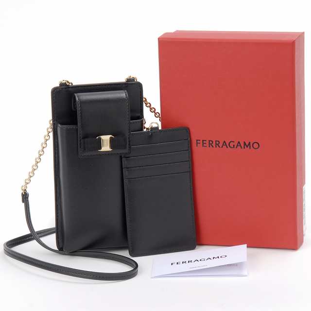 Ferragamo フェラガモ ショルダーバッグ レディース ブラック 22