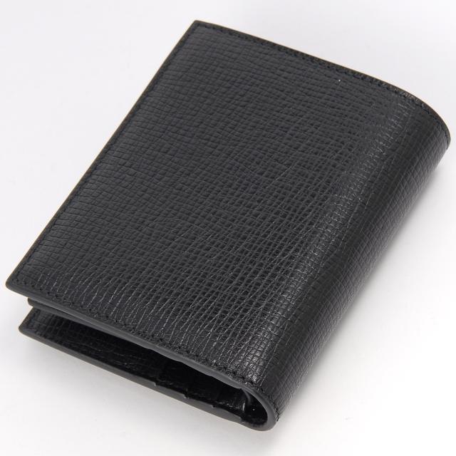 フェラガモ 二つ折り財布 66 1223 763275 LINGOTTO NEW REVIVAL Ferragamo フェラガモ 二つ折り財布 メンズ ブラック 66 1223