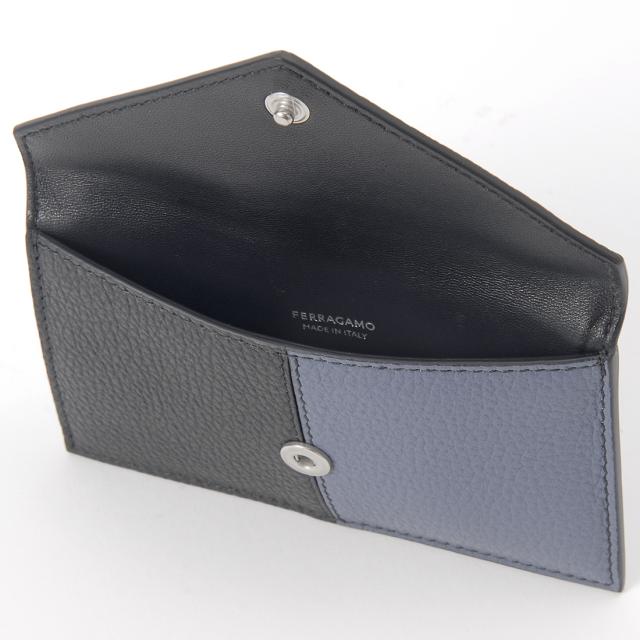 Ferragamo フェラガモ カードケース メンズ 66 1684 FERRAGAMO COLOR BLOCK_8