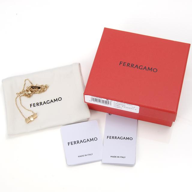 訳あり　チャームに凹みあり　Ferragamo フェラガモ ネックレス レディース ゴールド 76 0547 998985 VARA_5