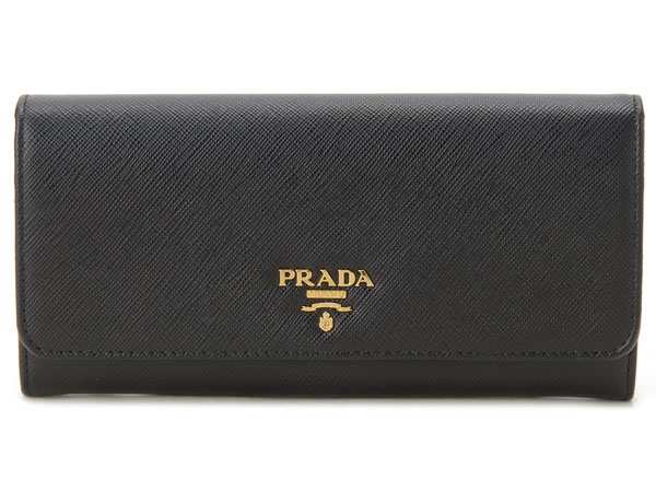 プラダ PRADA 長財布 1MH132 QWA F0002 サフィアーノ レザー ブラック ...