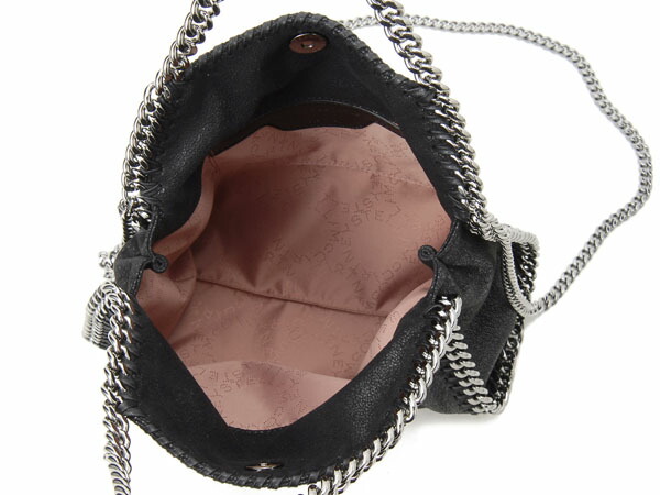 STELLA McCARTNEY ステラマッカートニー ファラベラ トートバッグ 371223W9132 1000 ショルダーバッグ ブラック×シルバー 新品_2