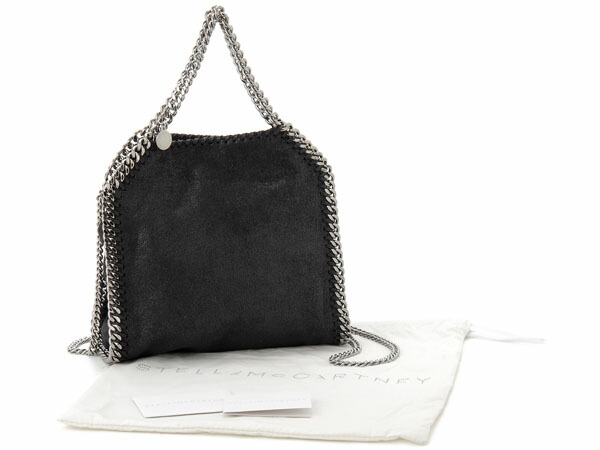 STELLA McCARTNEY ステラマッカートニー ファラベラ トートバッグ 371223W9132 1000 ショルダーバッグ ブラック×シルバー 新品_3