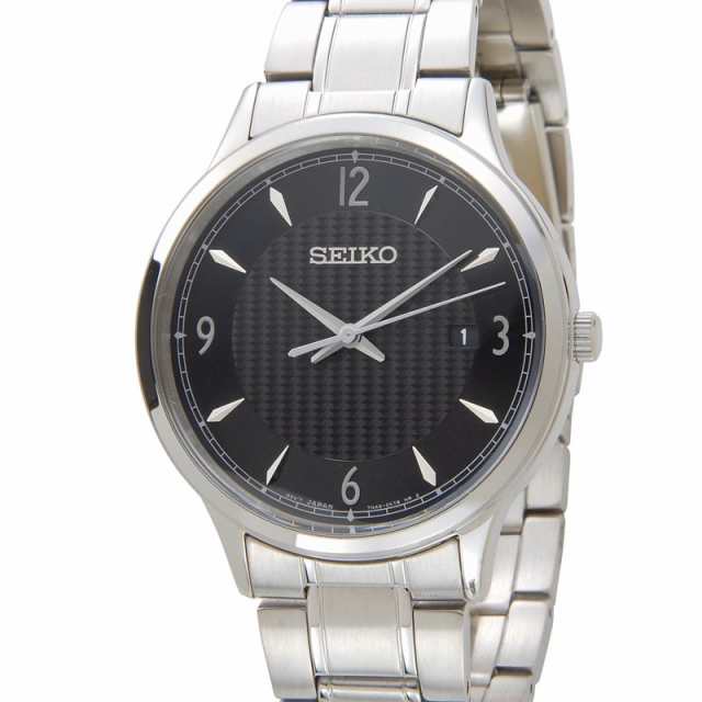 セイコー SEIKO メンズ 腕時計 SGEH81P1 CLASSIC QUARTZ クラシック クオーツ 海外モデル ブラック 新品 送料無料