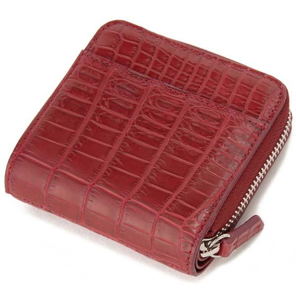 クロコダイル Crocodile ワニ革 二つ折り財布 RDOC1112 ワニ革財布