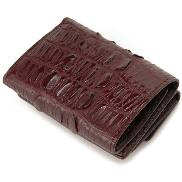 ロダニア RODANIA クロコダイル 三つ折り財布 RDOC9609 ワニ革