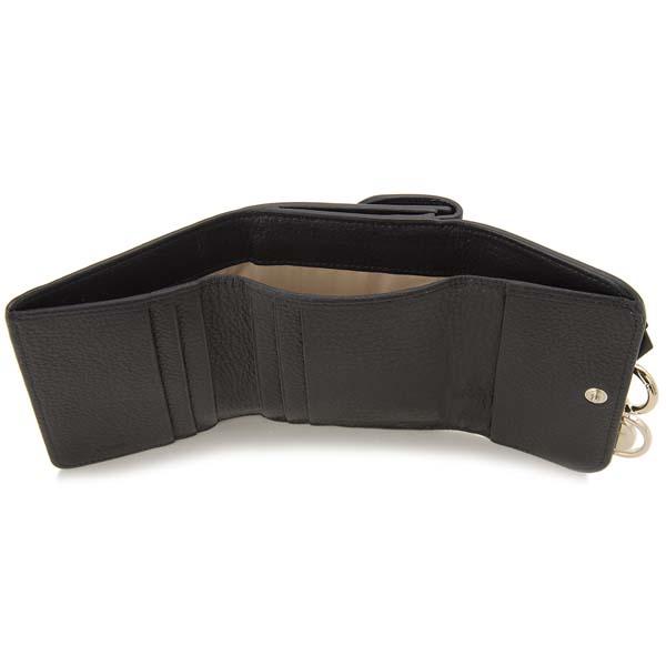 Chloe クロエ 三つ折り財布 レディース ブラック 21WP945 F57 001 ALPHABET アルファベット コンパクト財布_2