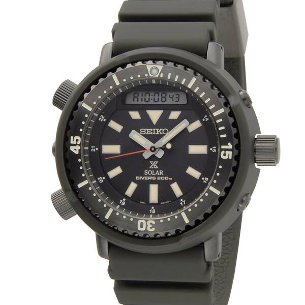 SEIKO セイコー 腕時計 メンズ ブラック SNJ031P1 PROSPEX プロスペックス ソーラー ダイバーズウォッチの通販は