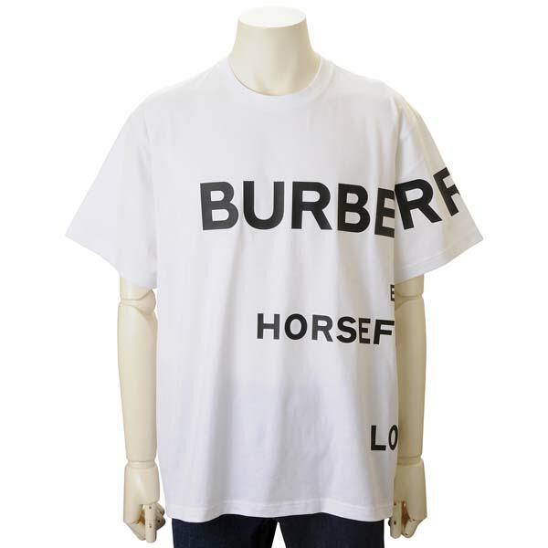 BURBERRY バーバリー Tシャツ メンズ ホワイト 8040691 オーバーサイズ ブランド ロゴTの通販は