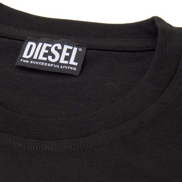 DIESEL ディーゼル Tシャツ メンズ ブラック A028770AAXJ 9XX コットン