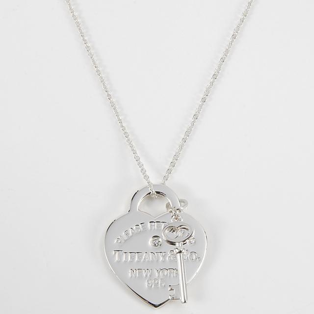 リターントゥティファニー ハートタグ ペンダント ダイヤモンド