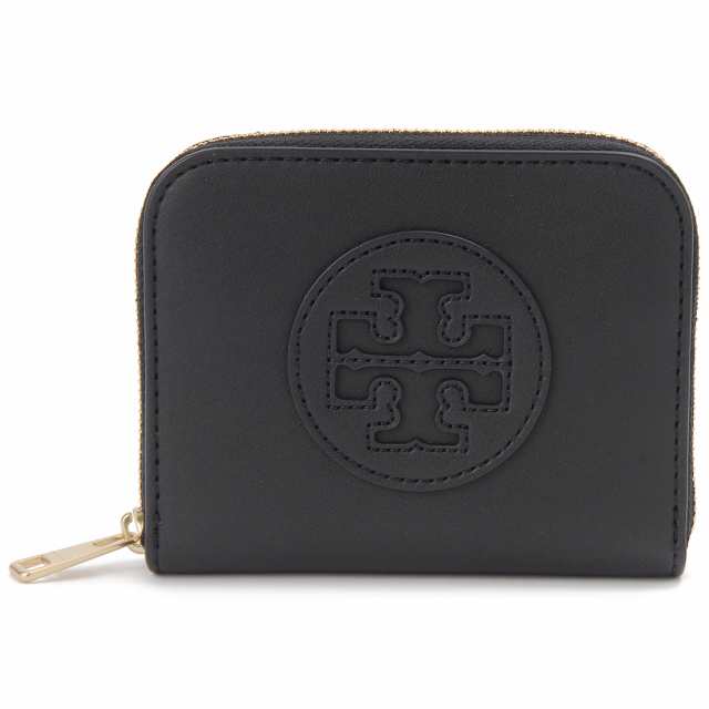 訳あり　背面に生地不良あり　TORY BURCH トリーバーチ 二つ折り財布 レディース ブラック 157505 001 ELLA