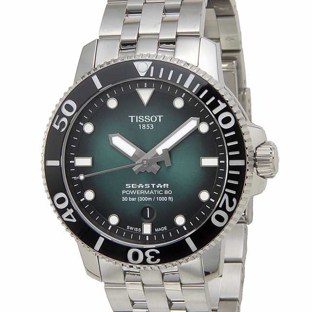 TISSOT ティソ シースター 1000 グリーン T120.407.11.091.00 メンズ 腕時計