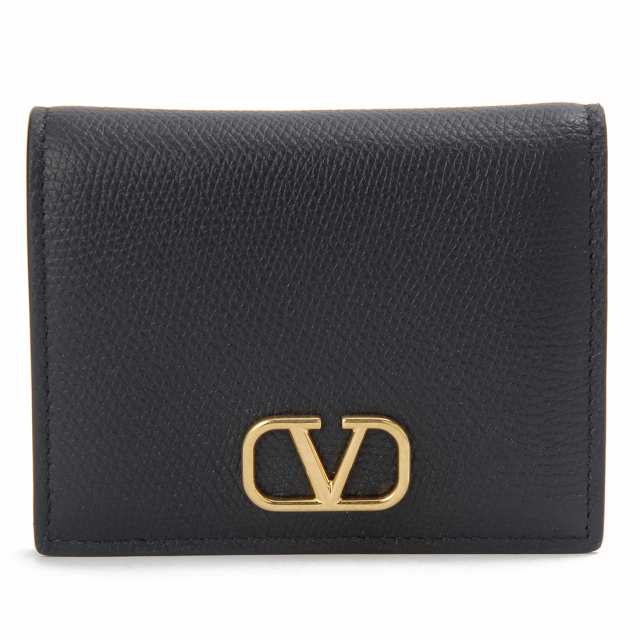 VALENTINO ヴァレンティノ 二つ折り財布 レディース ブラック 5W0P0R39SNP 0NO VLOGOの通販は