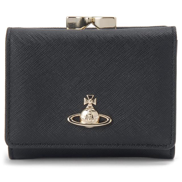 ヴィヴィアン ウエストウッド Vivienne Westwood 三つ折り財布 ブラック 5115002MWL001NN402