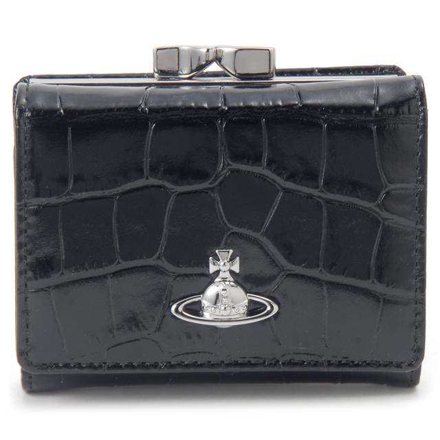 ヴィヴィアン ウエストウッド Vivienne Westwood 三つ折り財布 ブラック 5115002MWL0098N401