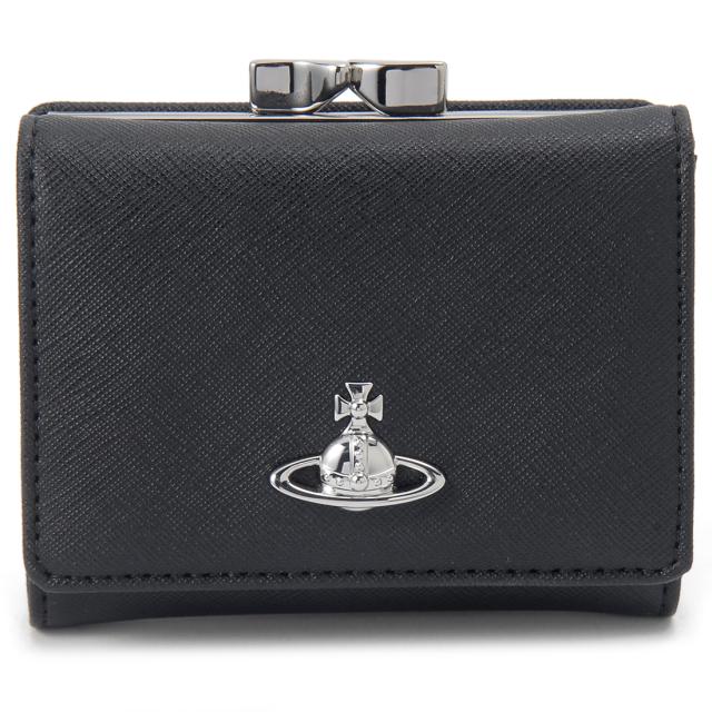 ヴィヴィアン ウエストウッド Vivienne Westwood 三つ折り財布 ブラック 5115002MWS0021N401