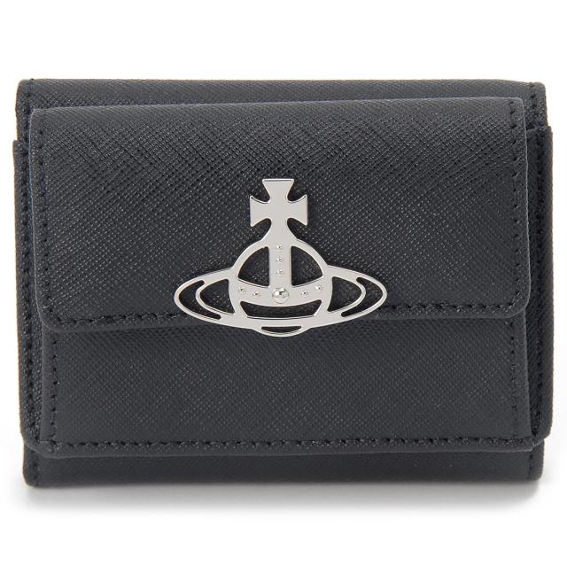 ヴィヴィアン ウエストウッド Vivienne Westwood 三つ折り財布 ブラック 5115002UWL001NN401