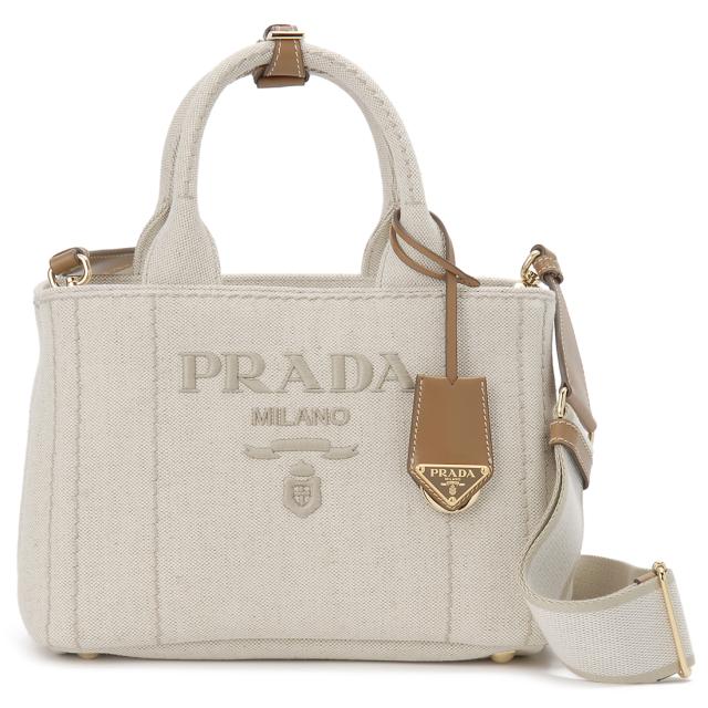 訳あり ハンドル部ベルト穴にキズあり PRADA プラダ ハンドバッグ 1BG464 2CX9 F00188 OM CANAPA カナパ