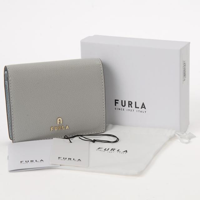 FURLA フルラ 二つ折り財布 レディース グレー WP00304 ARE 4060 CAMELIA