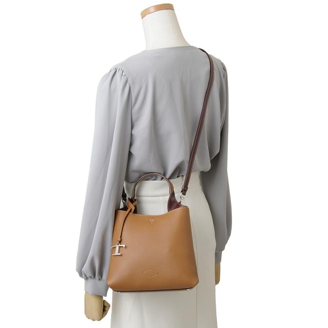 訳あり　チャームなし　TOD'S トッズ ハンドバッグ キャメル レディース XBWAPAA9100-QNK-CA MINI BAG_15