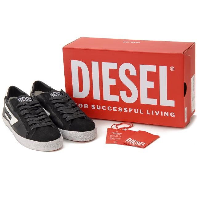 新作登場 DIESEL ディーゼル スニーカー メンズ ブラック Y02741PR663