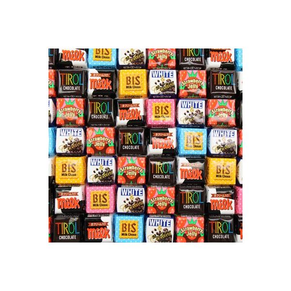 チロルチョコ バラエティ 500粒セット ありがとう サイズ 種類 ばらまき プレゼント ギフト プレゼント 誕生日 個包装 パーティー イベント 景品 イベント 大容量 大量 満足 バラエティーの通販は