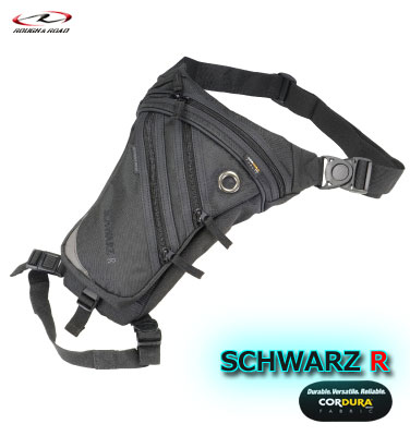 【ラフ＆ロード／RR9554】SCHWARZ R ホルスター 定番のホルスターバッグにシュバルツの名が示す《漆黒シリーズ》の誕生！ Rough＆Road