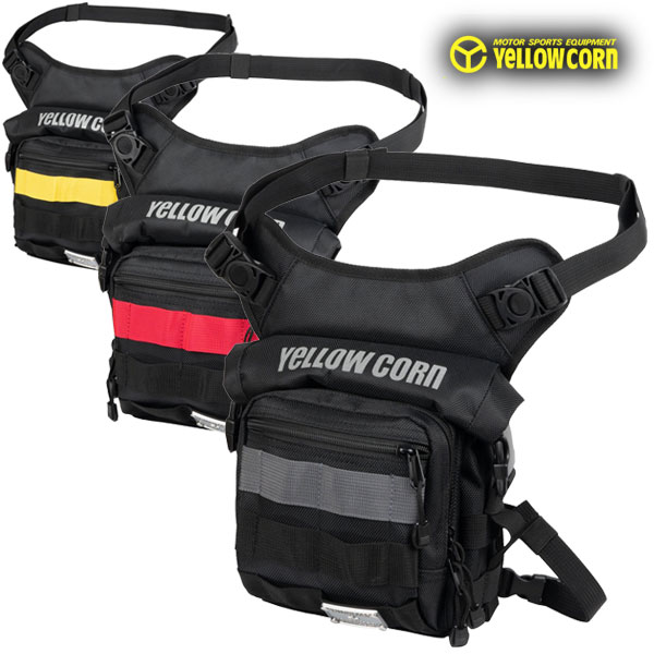 YeLLOW CORN  YE-58 WPレッグバッグ  バイク/オートバイ用ライディングバッグ /イエローコーン