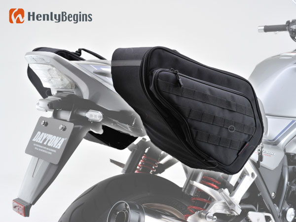 HenlyBegins/ヘンリービギンズ【DH-725/98655/ブラック】スポーティなフォルムでスッキリ装着できるサイドバッグ DAYTONA/デイトナの通販は