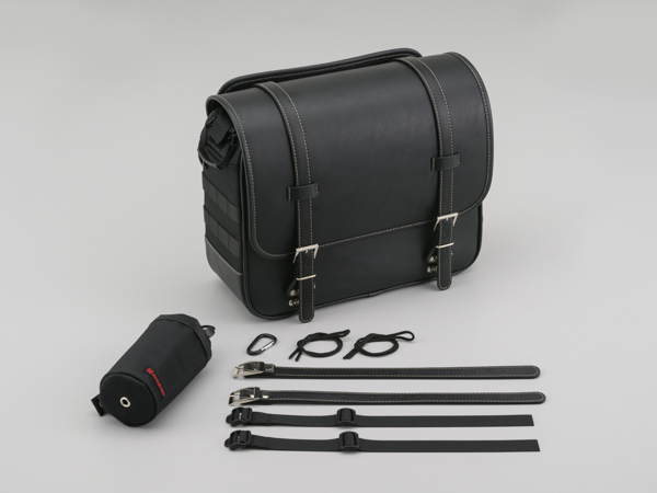 HenlyBegins  34198：DHS-32 サイドバッグ 18L インナー防水《ブラック》 インナー防水構造の採用で高い防水性と晴天時の使いやすさを両立 /デイトナ