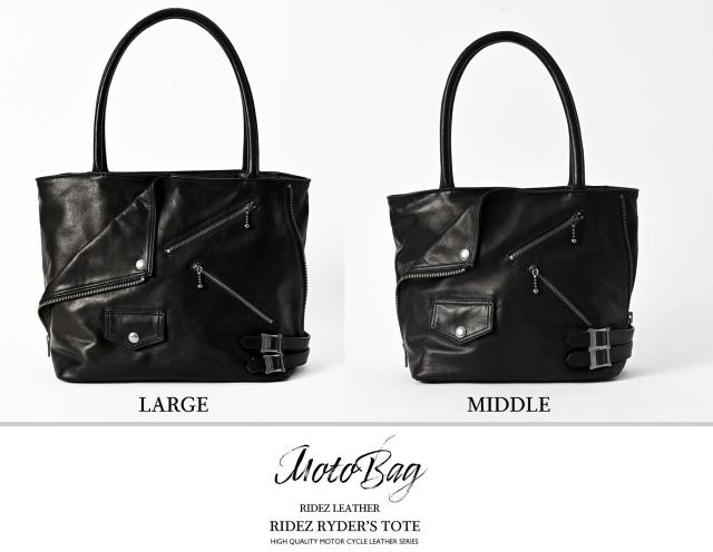 ★送料無料★RIDEZ Ryder’s TOTE バイク トートバッグ MIDDLE RBH02/ライズ_5
