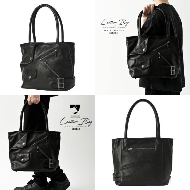 ★送料無料★RIDEZ Ryder’s TOTE バイク トートバッグ MIDDLE RBH02/ライズ_2