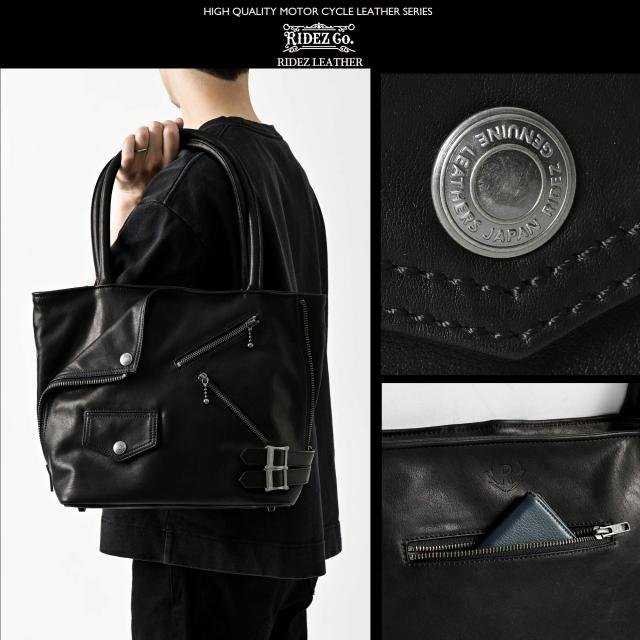 ★送料無料★RIDEZ Ryder’s TOTE バイク トートバッグ MIDDLE RBH02/ライズ_4