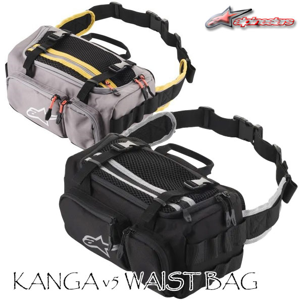 Alpinestars 6108218/KANGA v5 WAIST BAG ウェスト/ショルダーバッグ（カンガv5ウェストバッグ/ブラック） /アルパインスターズ