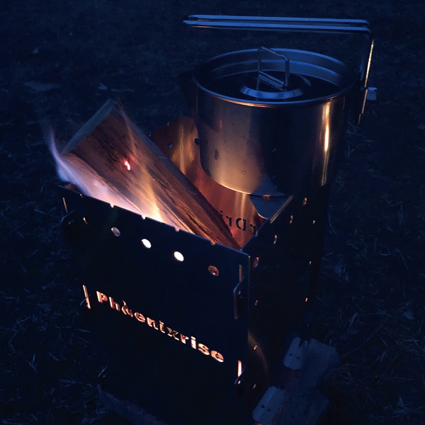 【Phoenixrise／PHR-OD-01】OverDrive《シルバーカラー》炎を観て純粋に焚火を楽しみたいキャンパーへおススメ。