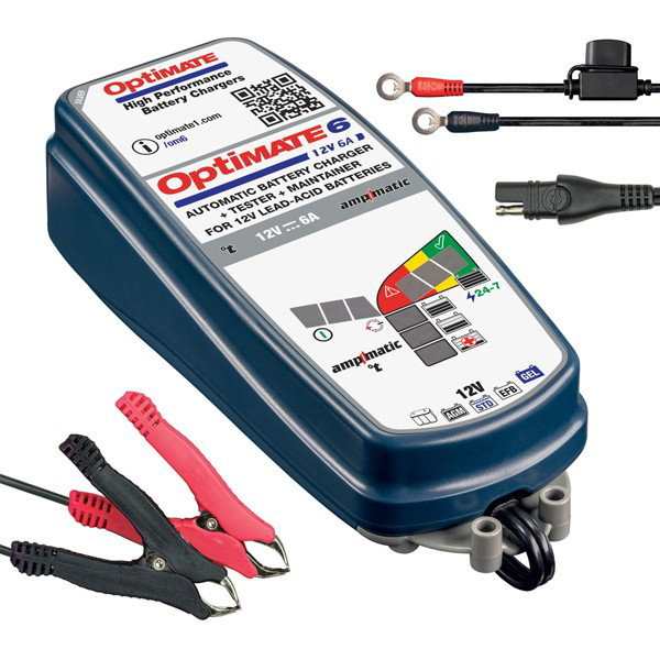 ★送料無料★≪国内正規品≫ テックメイト OptiMate6 Ampmatic 12V6A TM-367 12V 鉛バッテリー用 充電器＆メンテナー オプティメート6